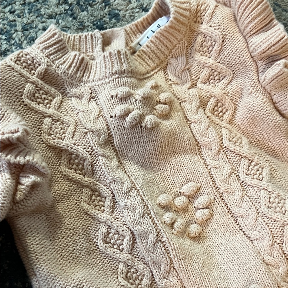 Nicole Miller Pink Matching Sweater Set - Picture 3 of 10